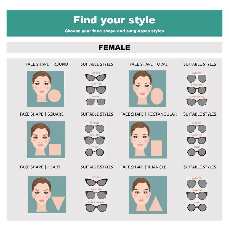 How to pick sunglasses for your face shape female best sale